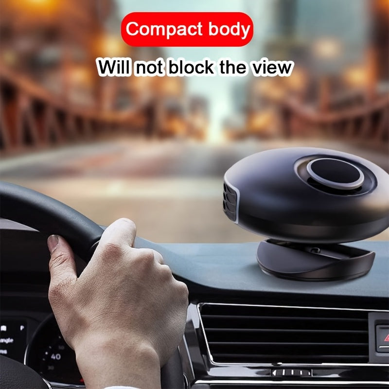 12V 120W Car Heater & Defogger, Portable Vehicle Heating and Cooling Fan for Windshield Dehumidifying