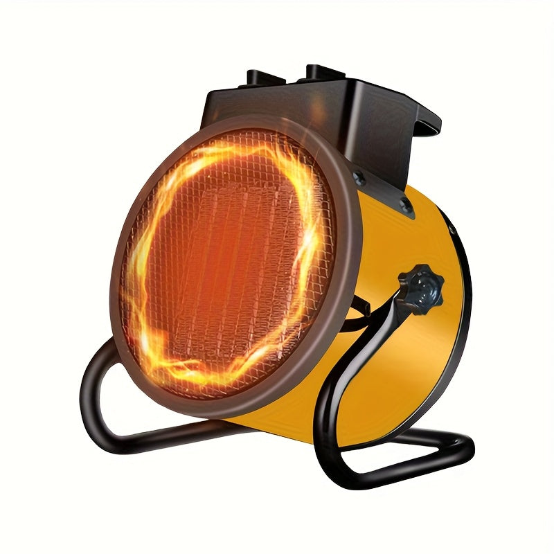 1500W PTC Ceramic Space Heater for Greenhouse & Garage, Portable Fast-Heating Electric Heater with Overheat Protection