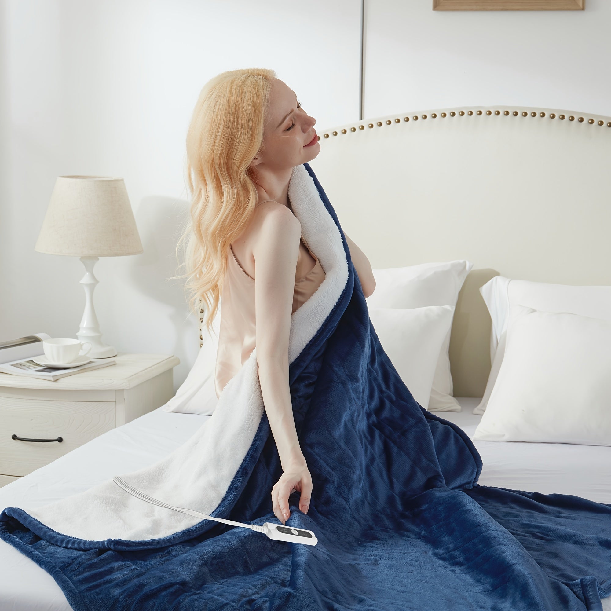 Electric Heated Blanket – Soft Flannel, Adjustable Heat Levels, Auto Shut-Off