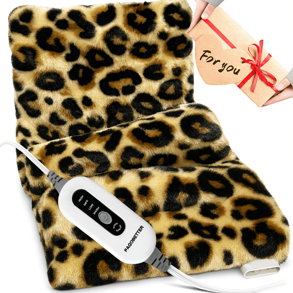 Extra Large Electric Heating Pad – 24×12 in, 6 Heat Levels, Fast Heating, Auto Shut-Off