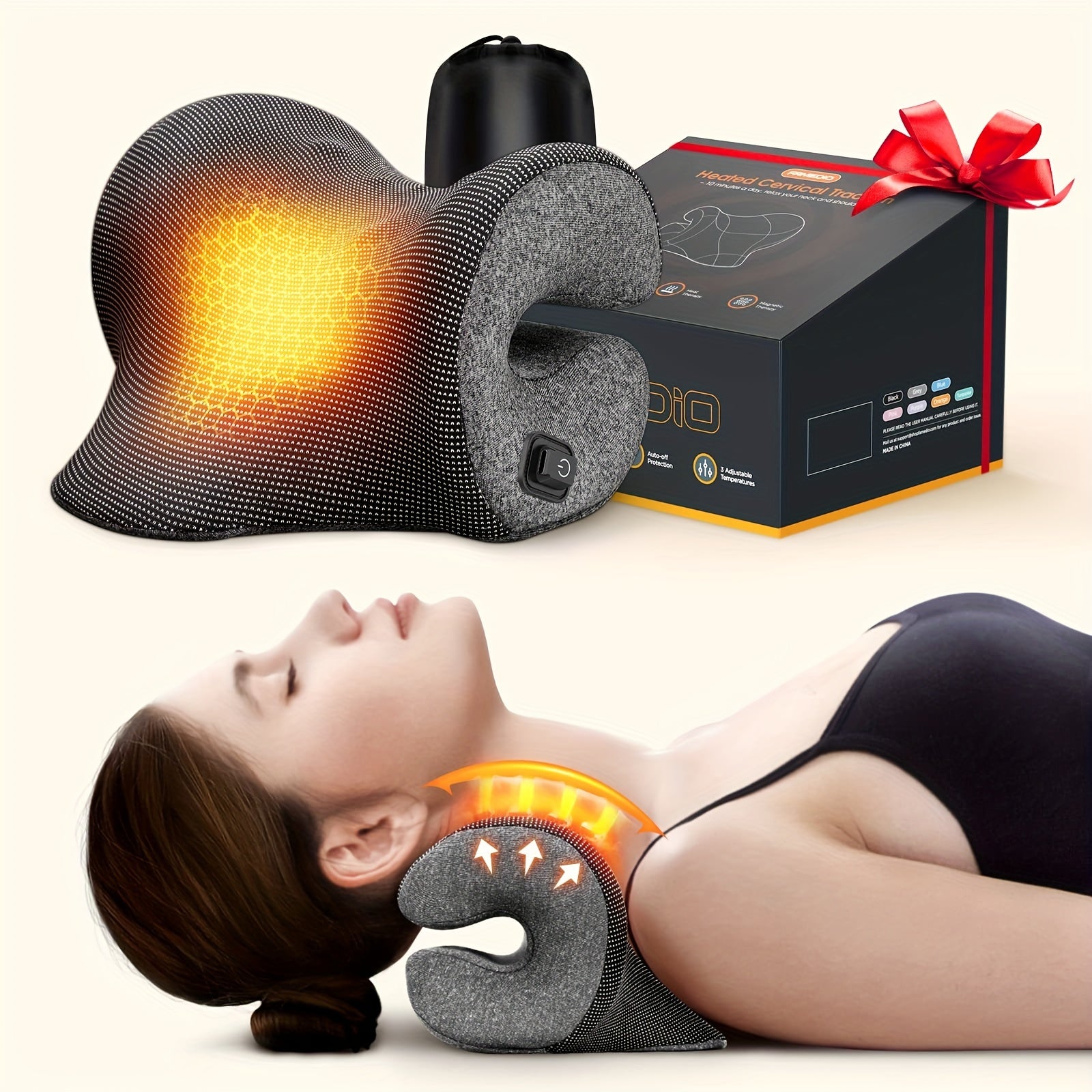 Heated Neck & Shoulder Wrap – Graphene Heating, Adjustable Temperature, Portable Design