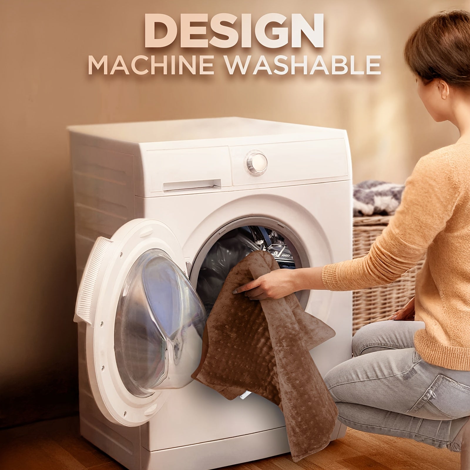 Heating Pad for Back & Body – Ultra-Soft Fabric, Dry & Moist Heat