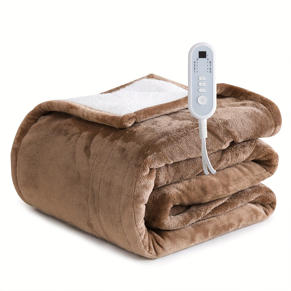 Extra Large Electric Heated Blanket – Dual Controller, Adjustable Heat, Washable