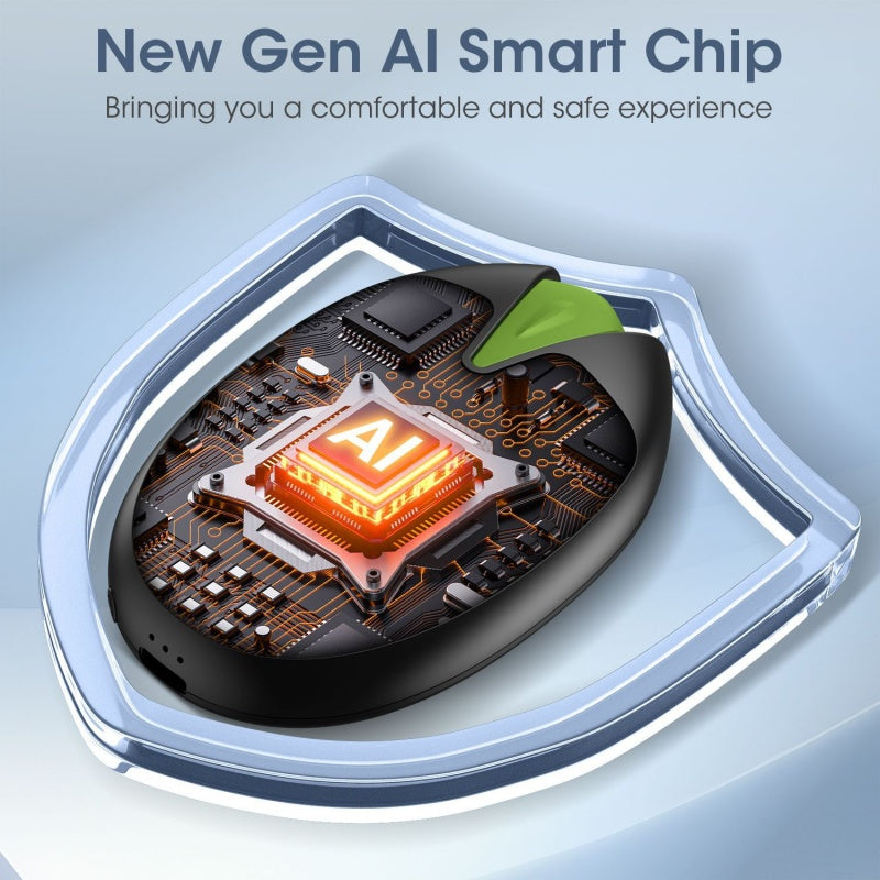 Rechargeable Magnetic Hand Warmer, 6000mAh Electric Pocket Heater, 3 Heat Levels, Portable USB Powered