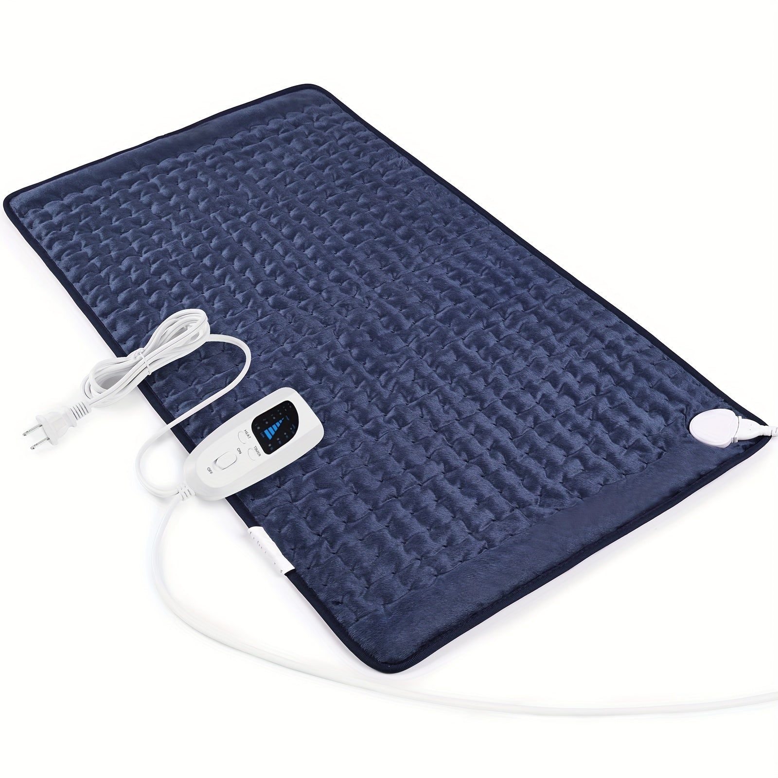 Electric Heating Pad for Back & Body – 6 Heat Levels, Machine Washable
