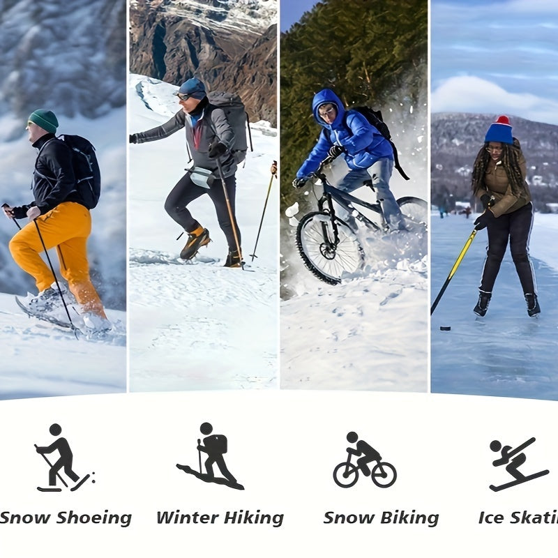 Rechargeable Heated Socks for Men & Women, Washable Electric Winter Socks for Skiing, Hiking & Outdoor Use