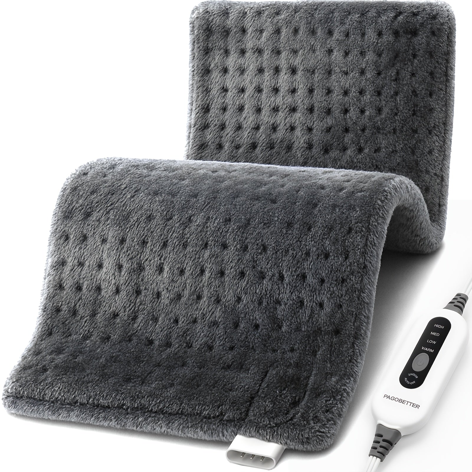 Heating Pad for Back & Body – Ultra-Soft Fabric, Dry & Moist Heat