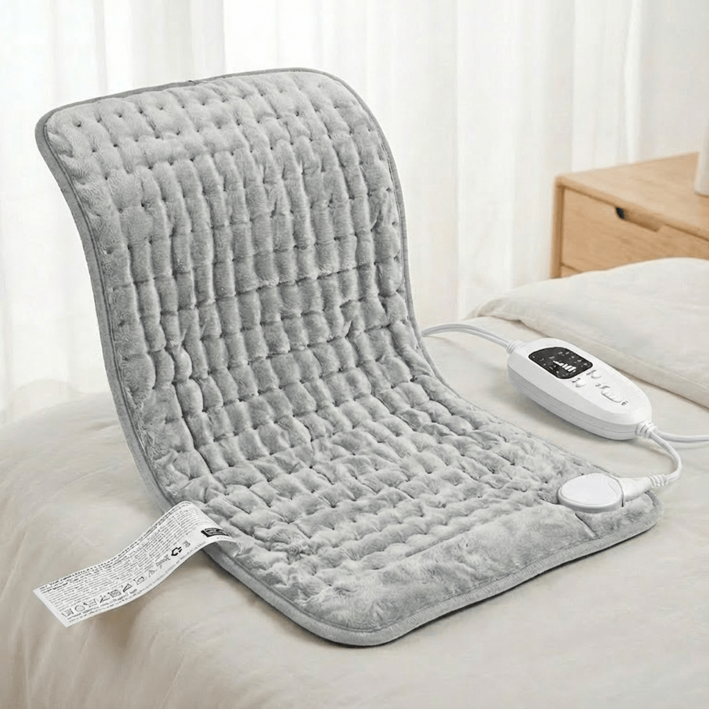 Extra Large Electric Heating Pad – 24×12 in, 6 Heat Levels, Fast Heating, Auto Shut-Off