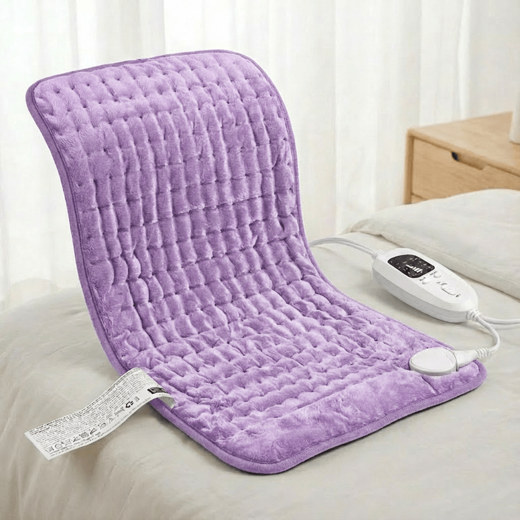 Extra Large Electric Heating Pad – 24×12 in, 6 Heat Levels, Fast Heating, Auto Shut-Off