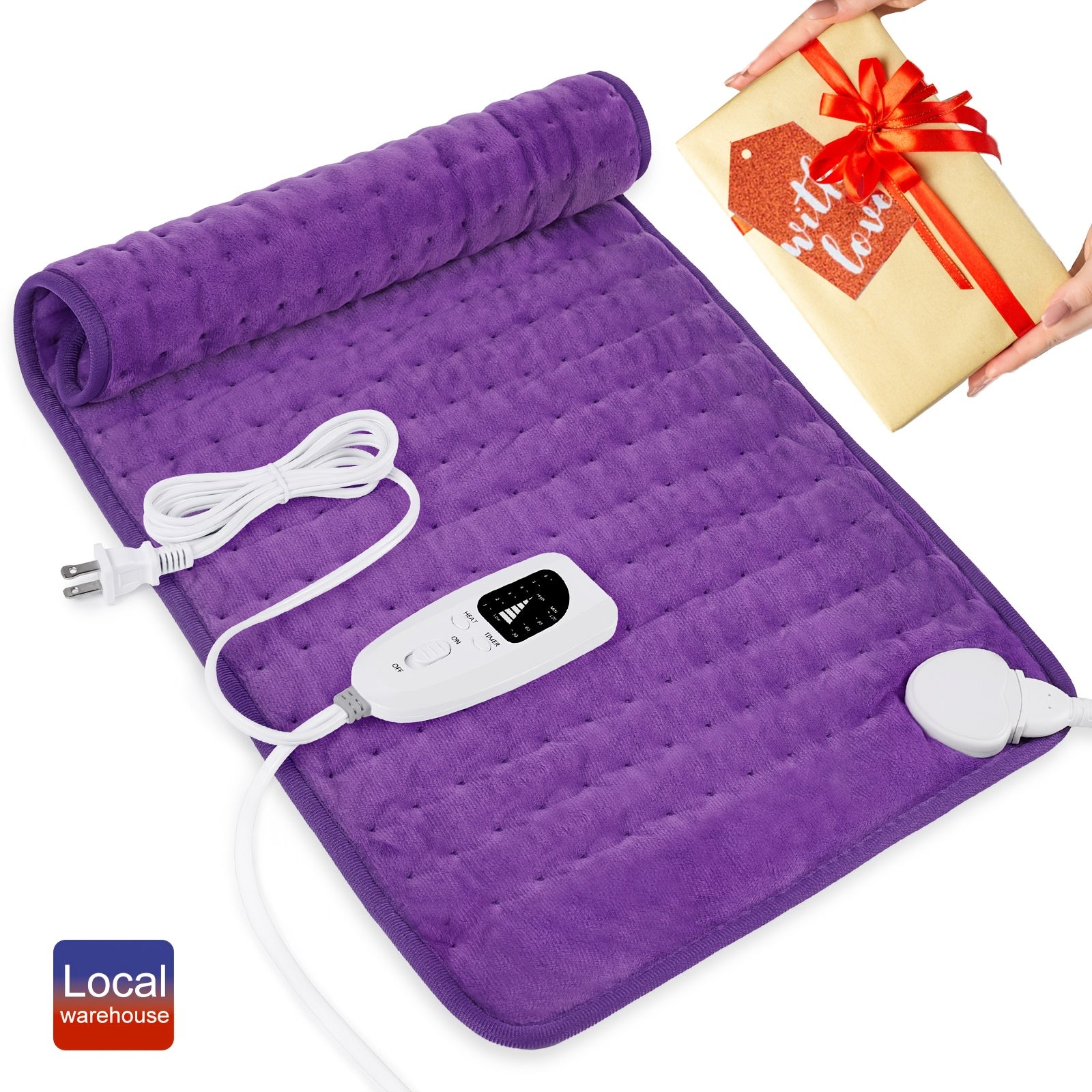 Heating Pad for Back & Body – Adjustable Timer & Temperature Control
