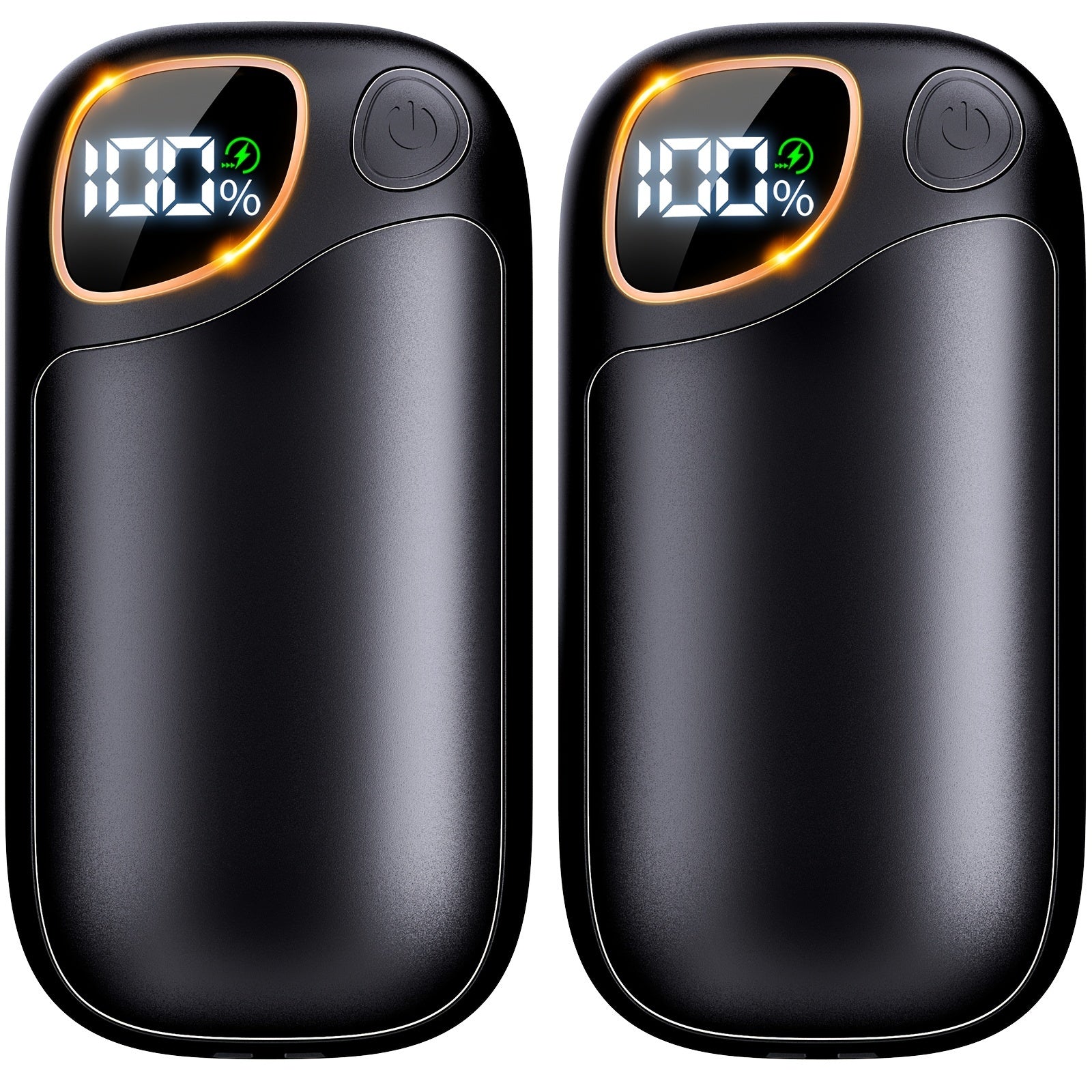 Rechargeable Magnetic Hand Warmers 2-Pack, 3500mAh Electric Hand Heater, 4 Heat Levels, Portable Pocket Design