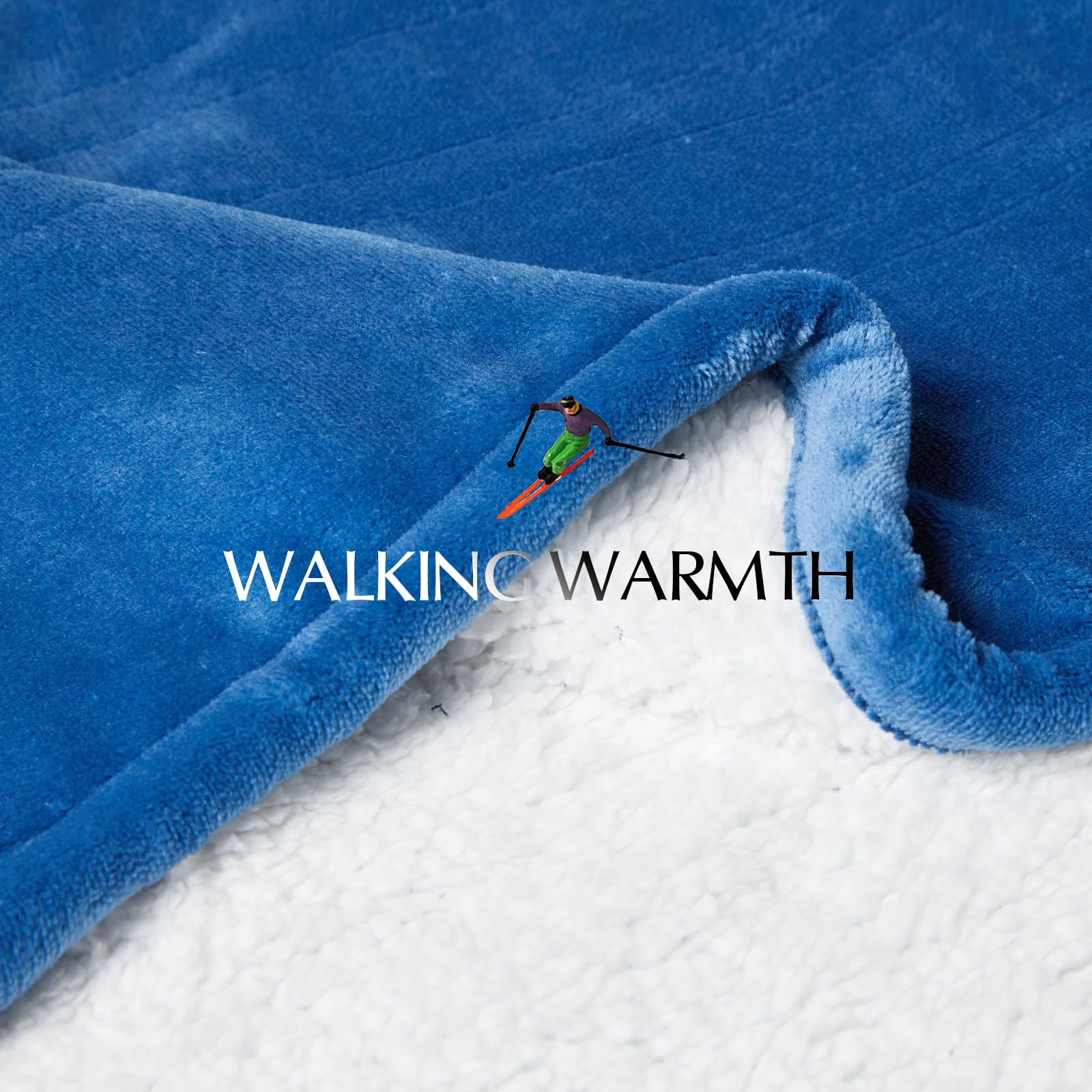 Electric Heated Throw Blanket – Temperature Control, Auto Shut-Off, Machine Washable