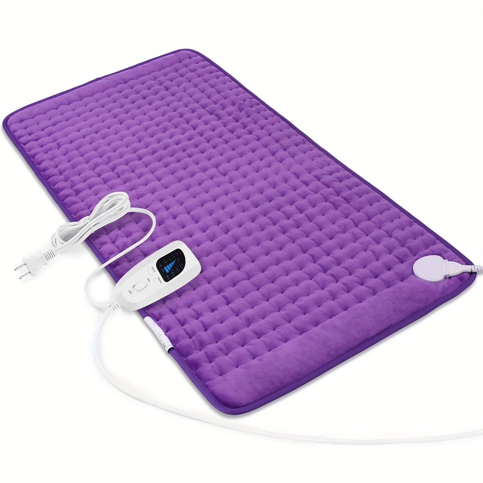 Electric Heating Pad for Back & Body – 6 Heat Levels, Machine Washable