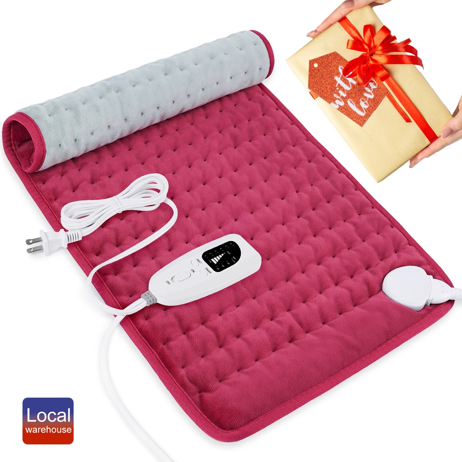 Heating Pad for Back & Body – Adjustable Timer & Temperature Control