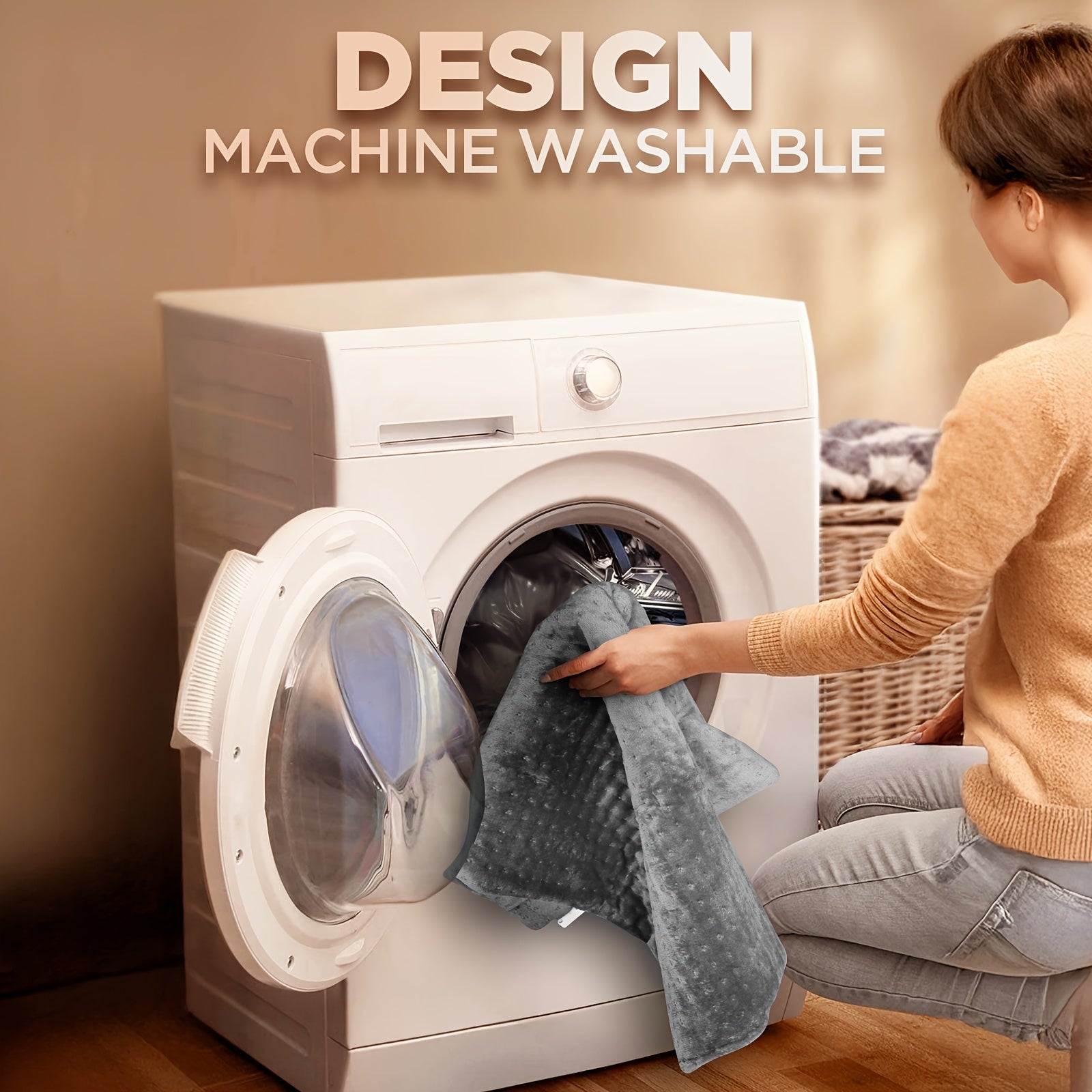 Electric Heating Pad for Back & Abdomen – Adjustable Heat, Auto Shut-Off