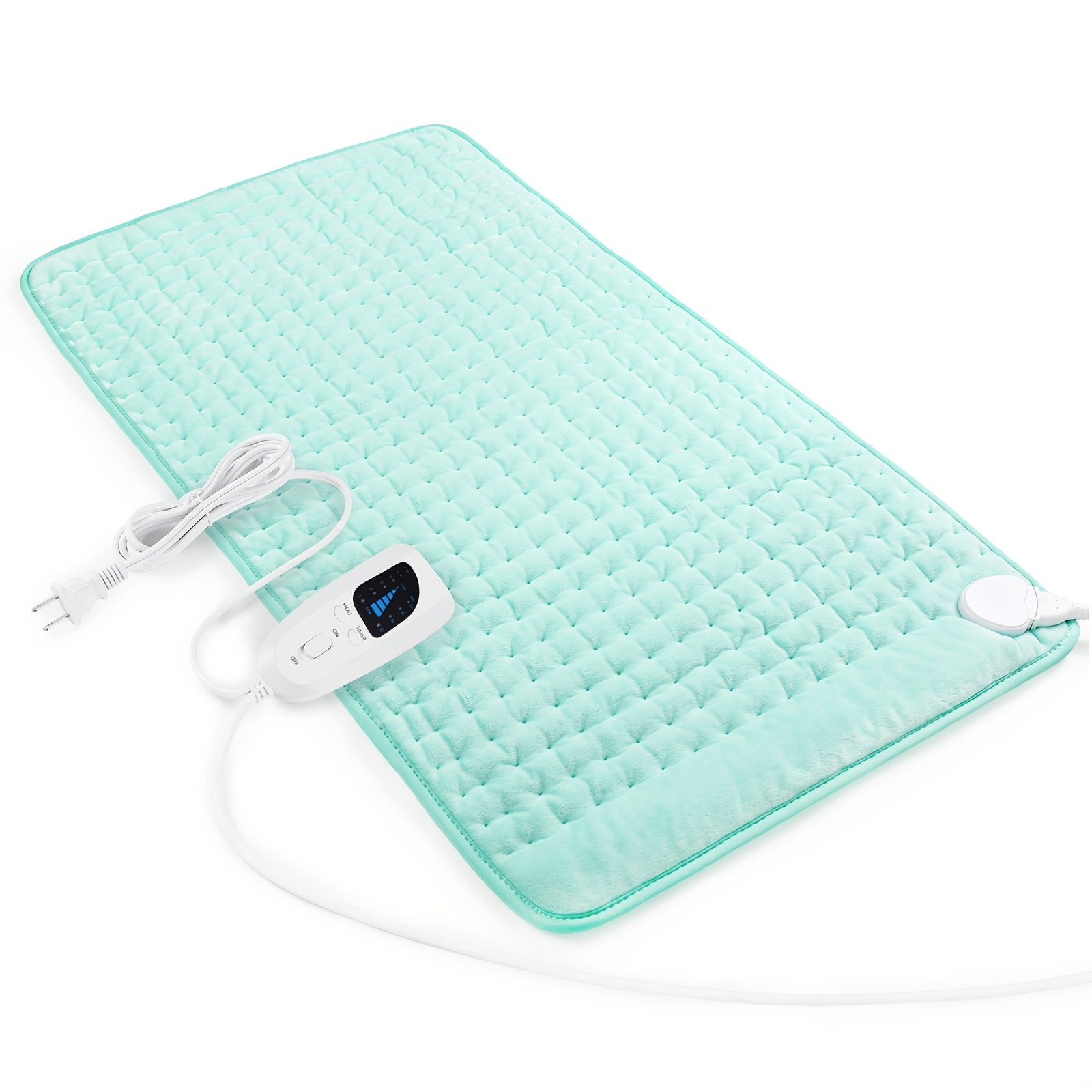 Electric Heating Pad for Back & Body – 6 Heat Levels, Machine Washable