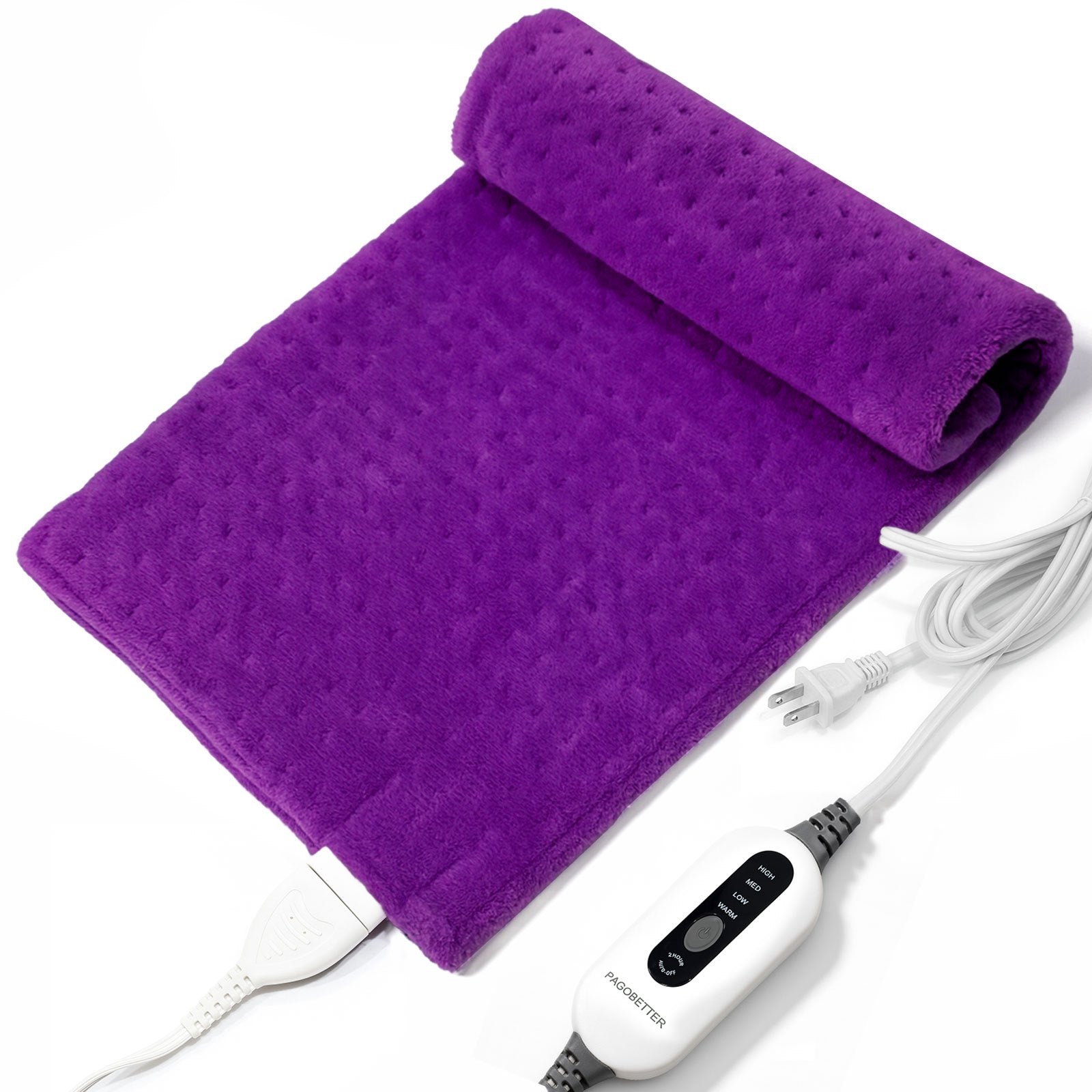 Extra Large Electric Heating Pad – 24×12 in, 6 Heat Levels, Fast Heating, Auto Shut-Off