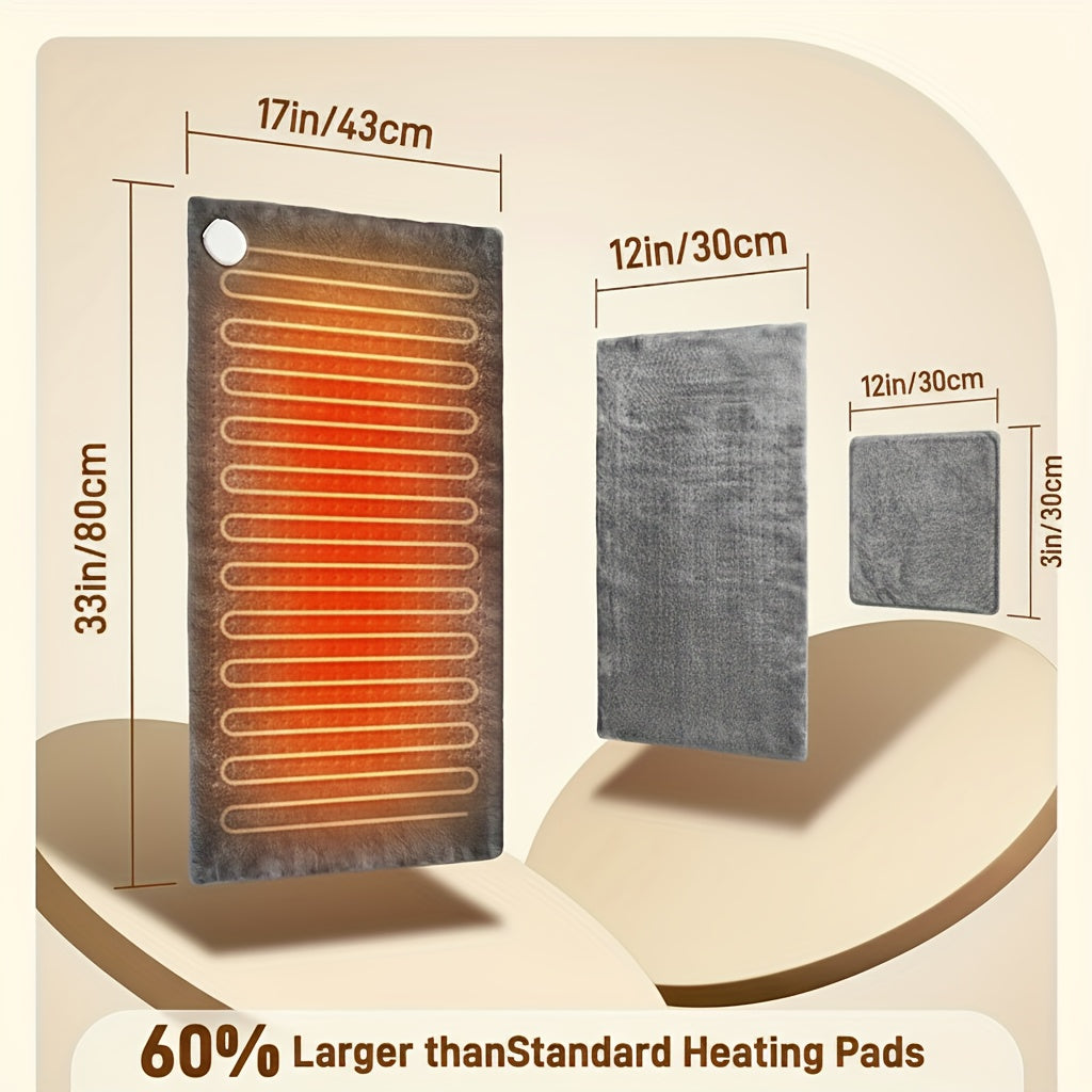 Electric Heating Pad for Back & Body – Fast Heating, Auto Shut-Off
