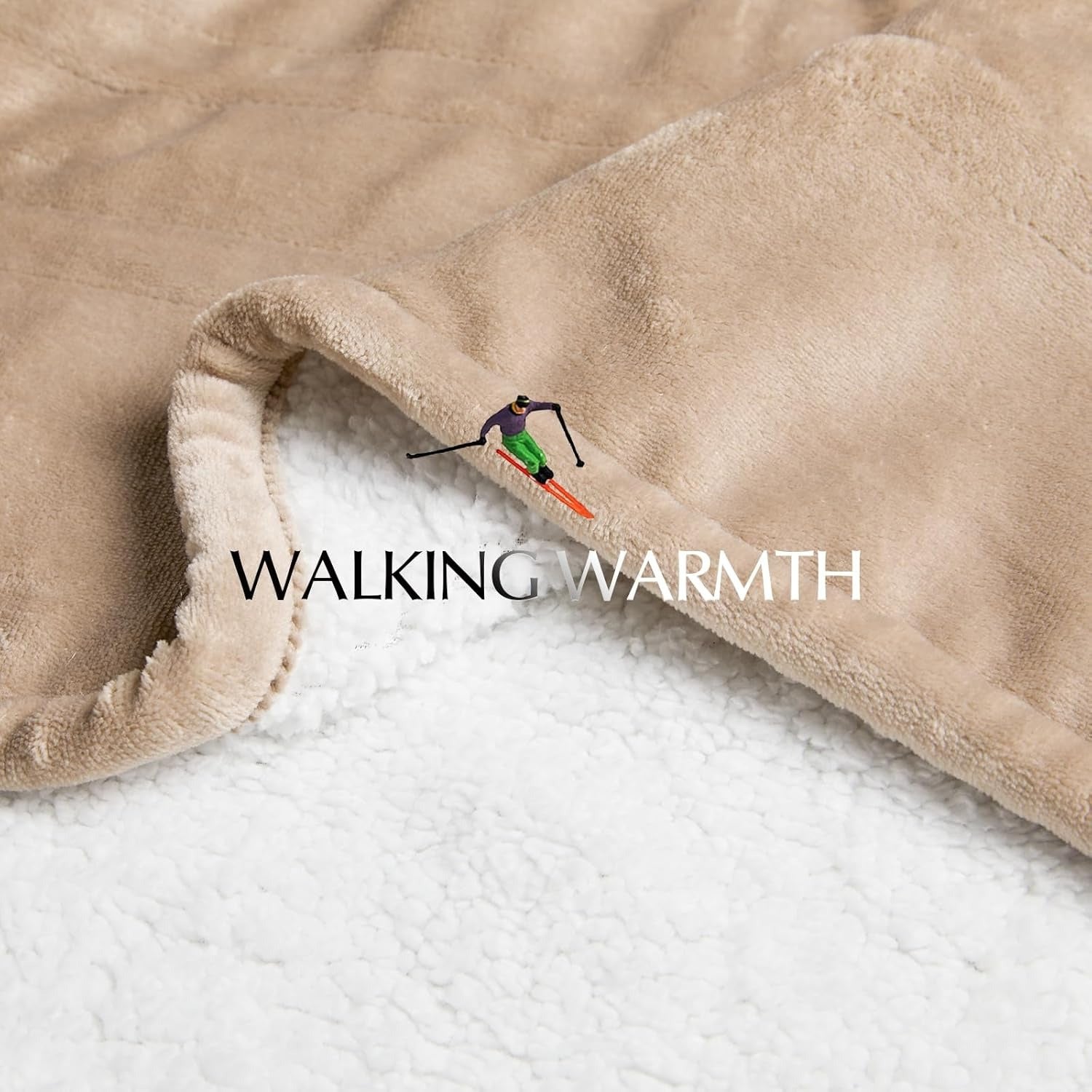 Electric Heated Throw Blanket – Temperature Control, Auto Shut-Off, Machine Washable