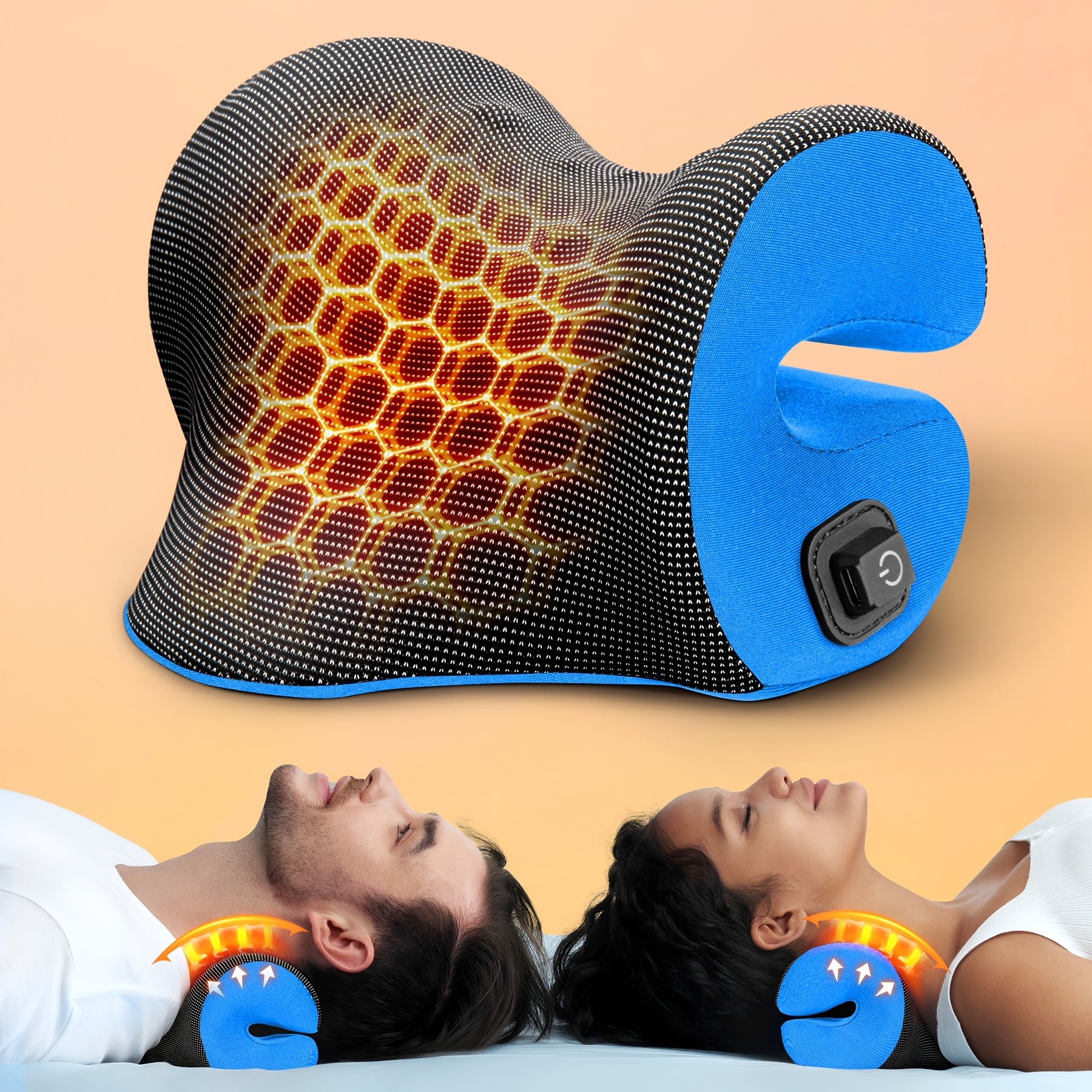 Heated Neck & Shoulder Wrap – Graphene Heating, Adjustable Temperature, Portable Design