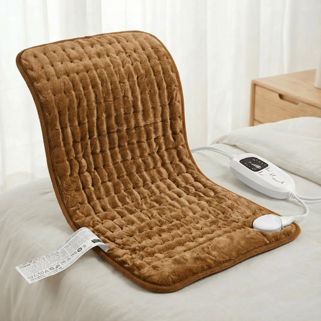 Extra Large Electric Heating Pad – 24×12 in, 6 Heat Levels, Fast Heating, Auto Shut-Off