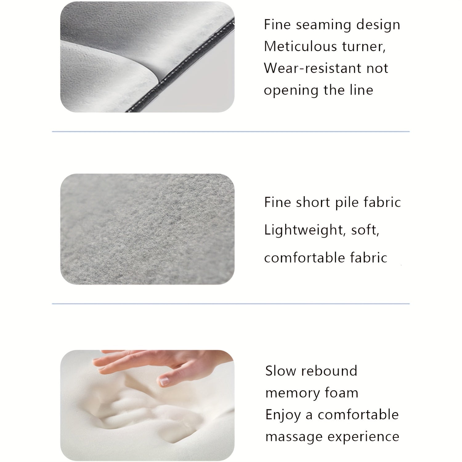 Full Body Vibration Massage Mat with Heat, 5 Massage Modes, Portable Electric Massage Pad for Back & Neck