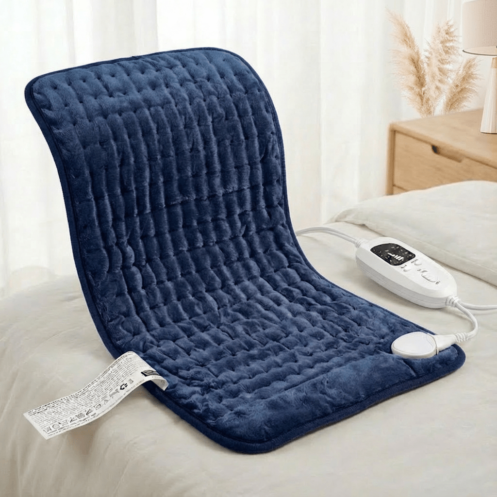 Extra Large Electric Heating Pad – 24×12 in, 6 Heat Levels, Fast Heating, Auto Shut-Off