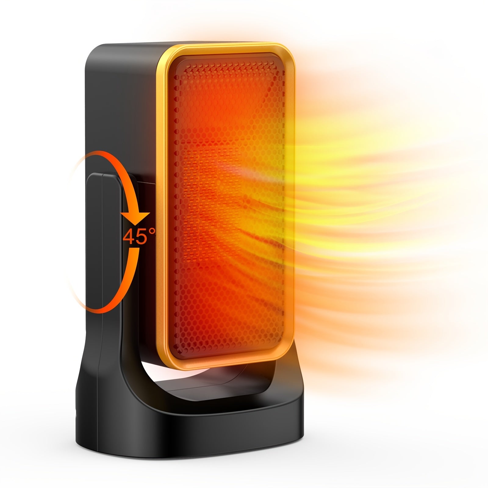 Compact Electric Space Heater for Indoor Use – Portable Heater with Thermostat & Quiet Operation