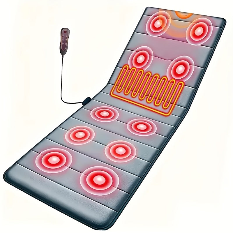 Full Body Heating Massage Set, Neck Foot & Back Massagers with Timer, Plug-In Massage System for Home