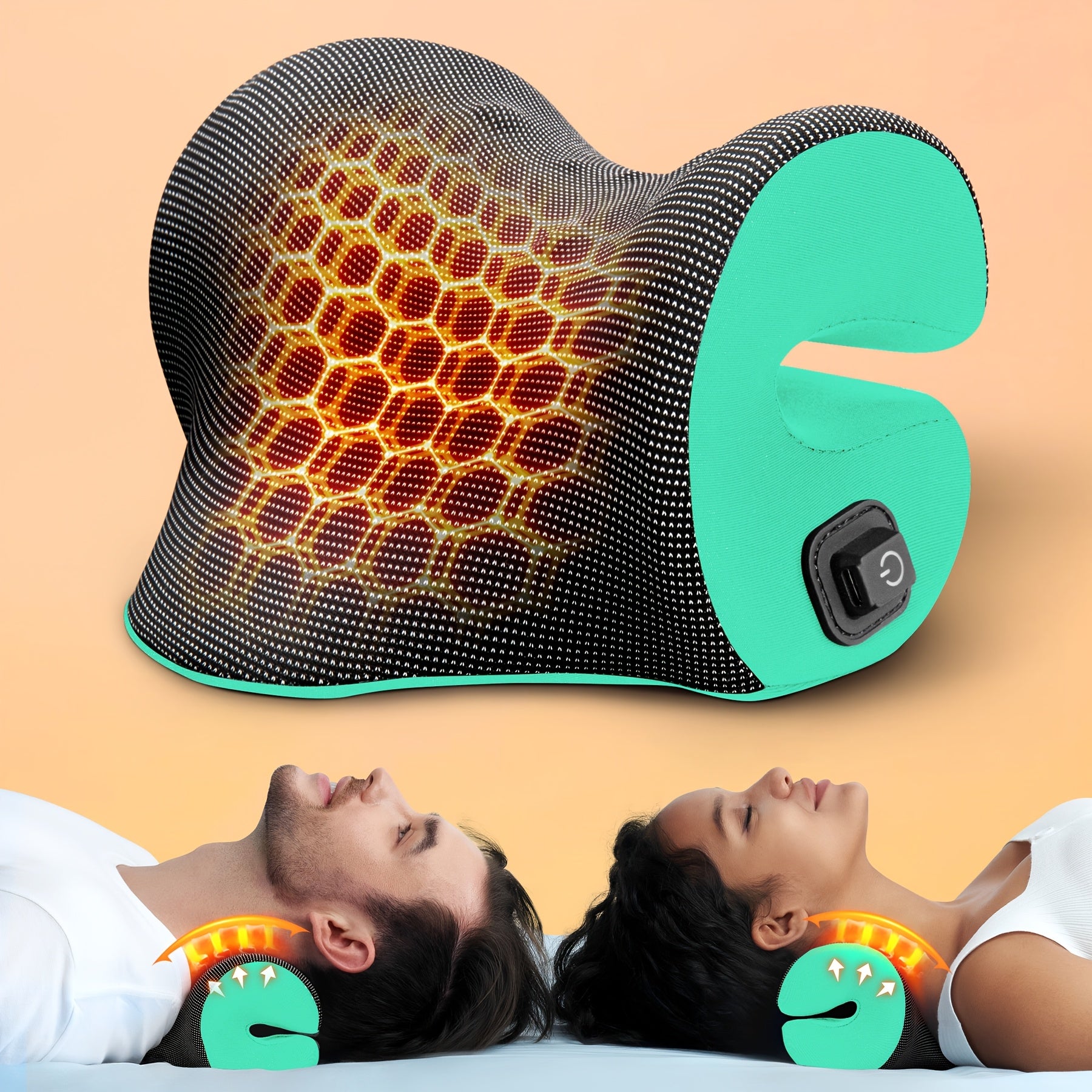 Heated Neck & Shoulder Wrap – Graphene Heating, Adjustable Temperature, Portable Design