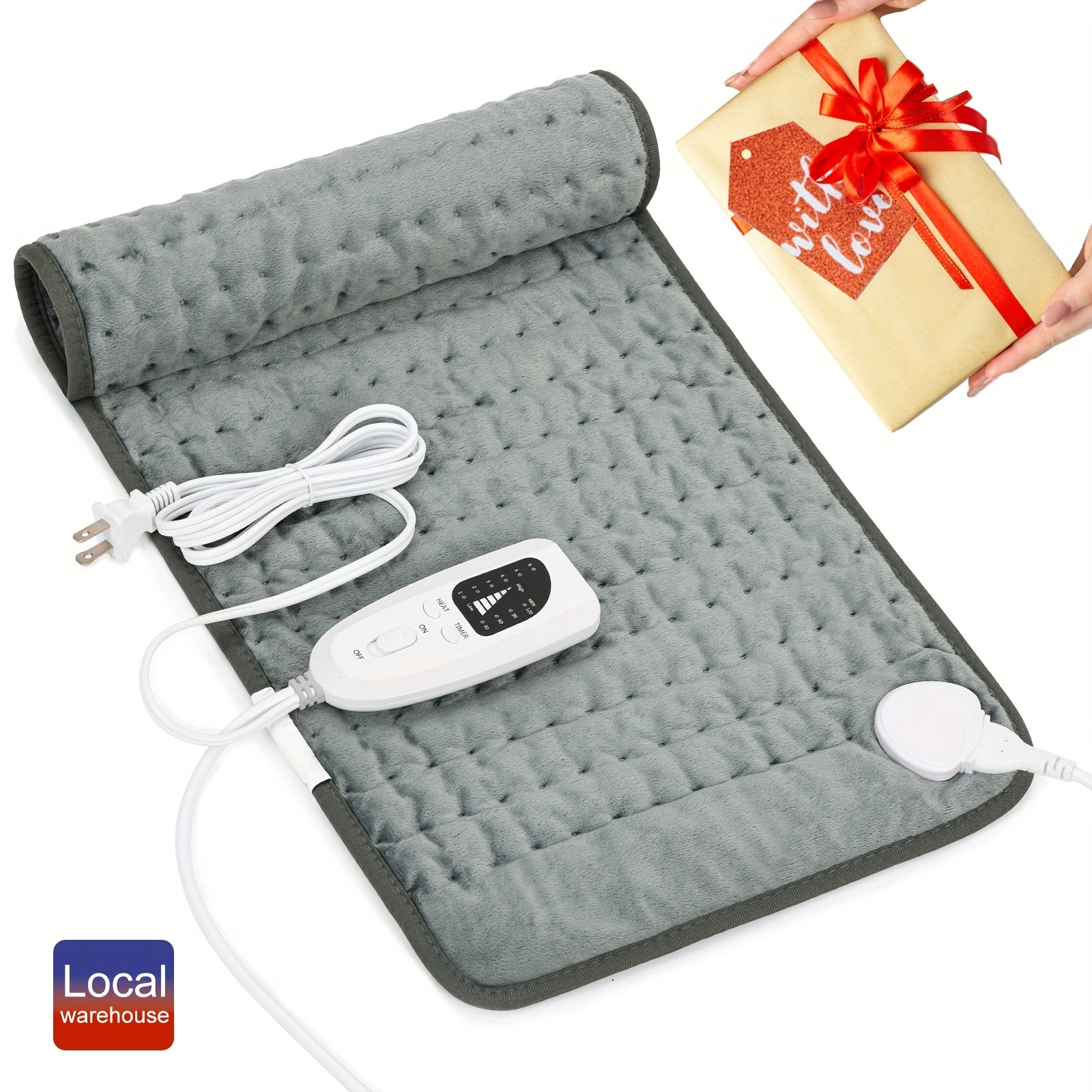 Heating Pad for Back & Body – Adjustable Timer & Temperature Control
