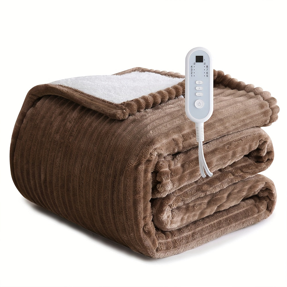 Extra Large Electric Heated Blanket – Dual Controller, Adjustable Heat, Washable