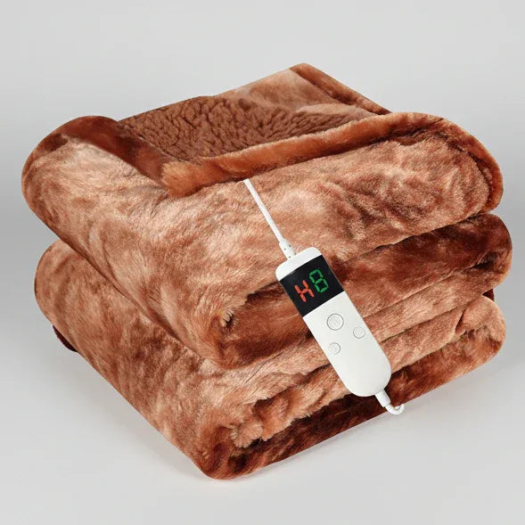 Electric Heated Throw Blanket – Rapid Heating, Adjustable Temperature, Washable - Thermeva