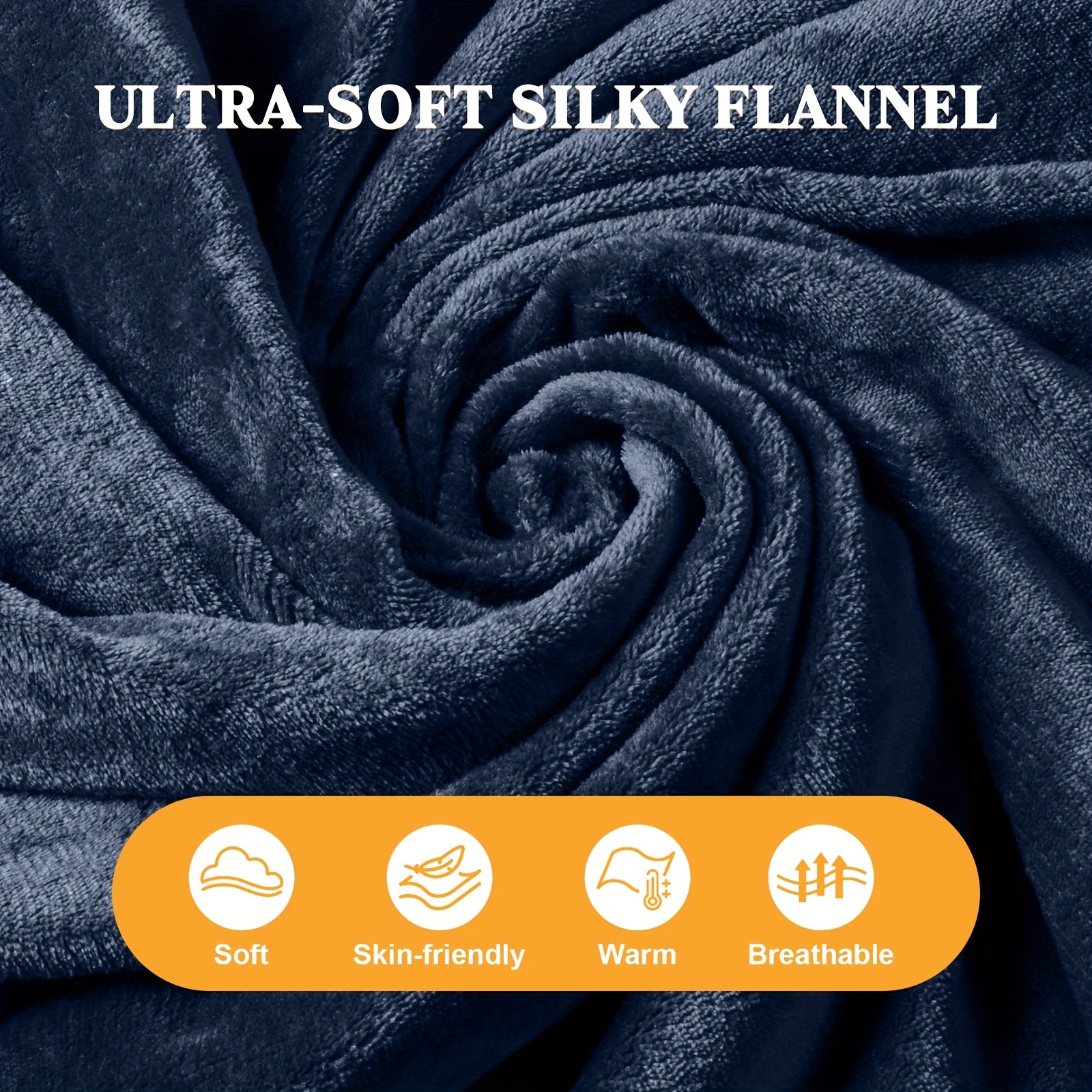 Electric Blanket – Double-Sided Flannel, Adjustable Heat Levels, Machine Washable