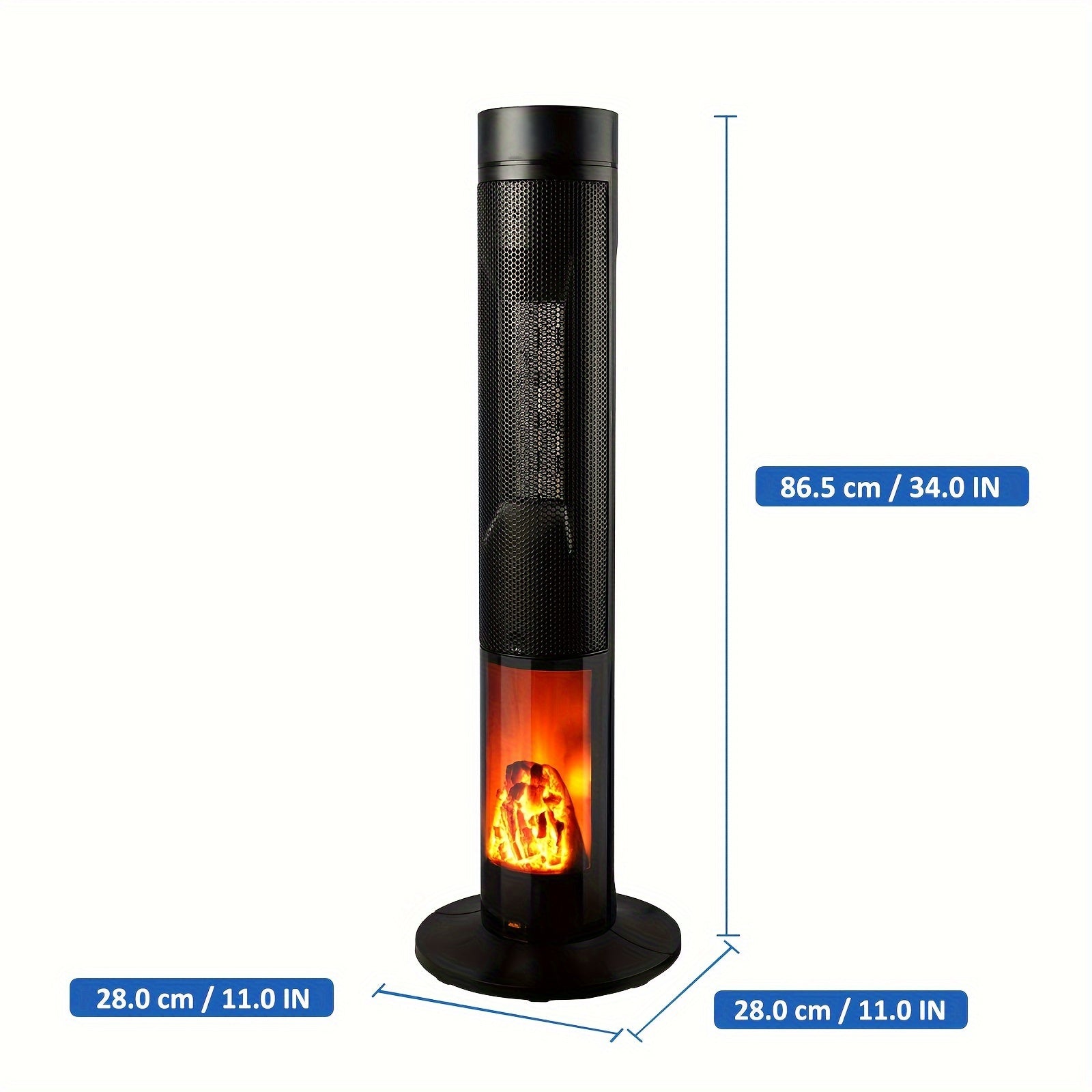 36-Inch Tower Space Heater for Indoor Use – 1500W Electric Heater with Remote, Thermostat & Oscillation