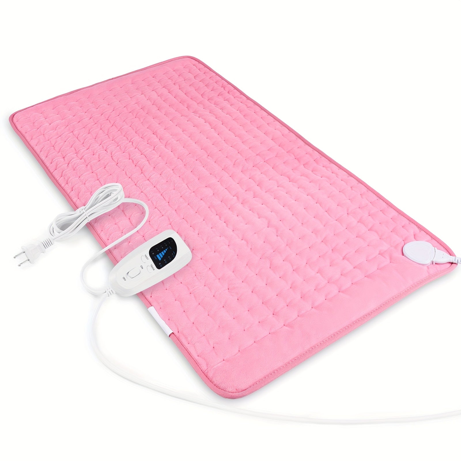 Electric Heating Pad for Back & Body – 6 Heat Levels, Machine Washable