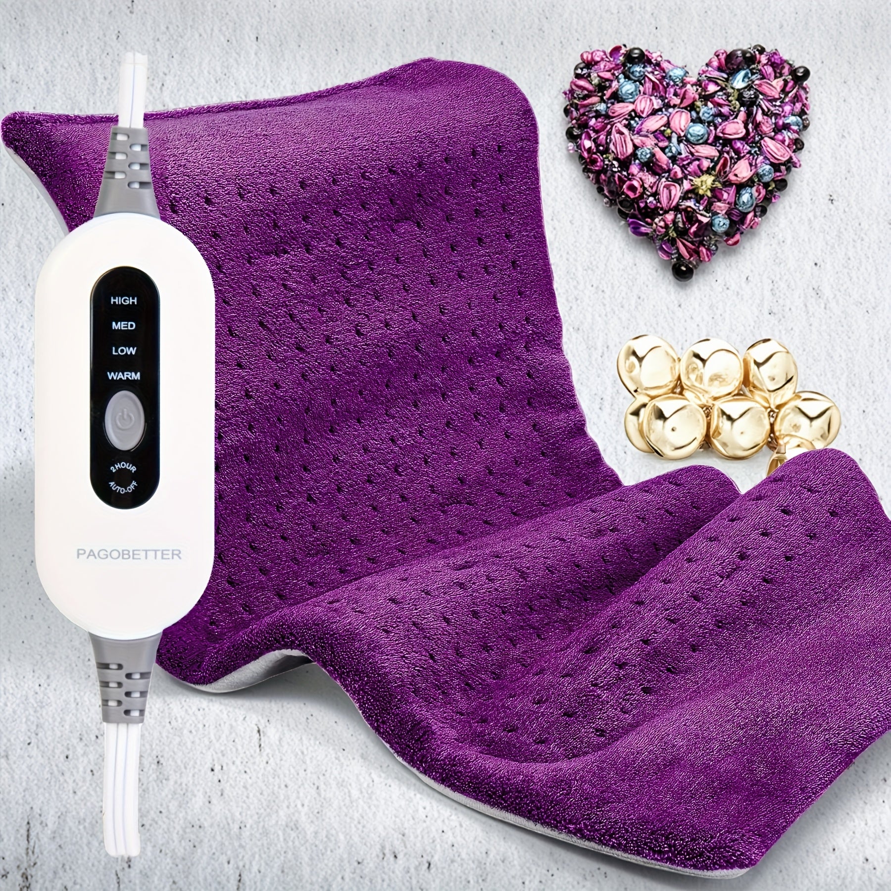 Electric Heating Pad for Back & Abdomen – Adjustable Heat, Auto Shut-Off