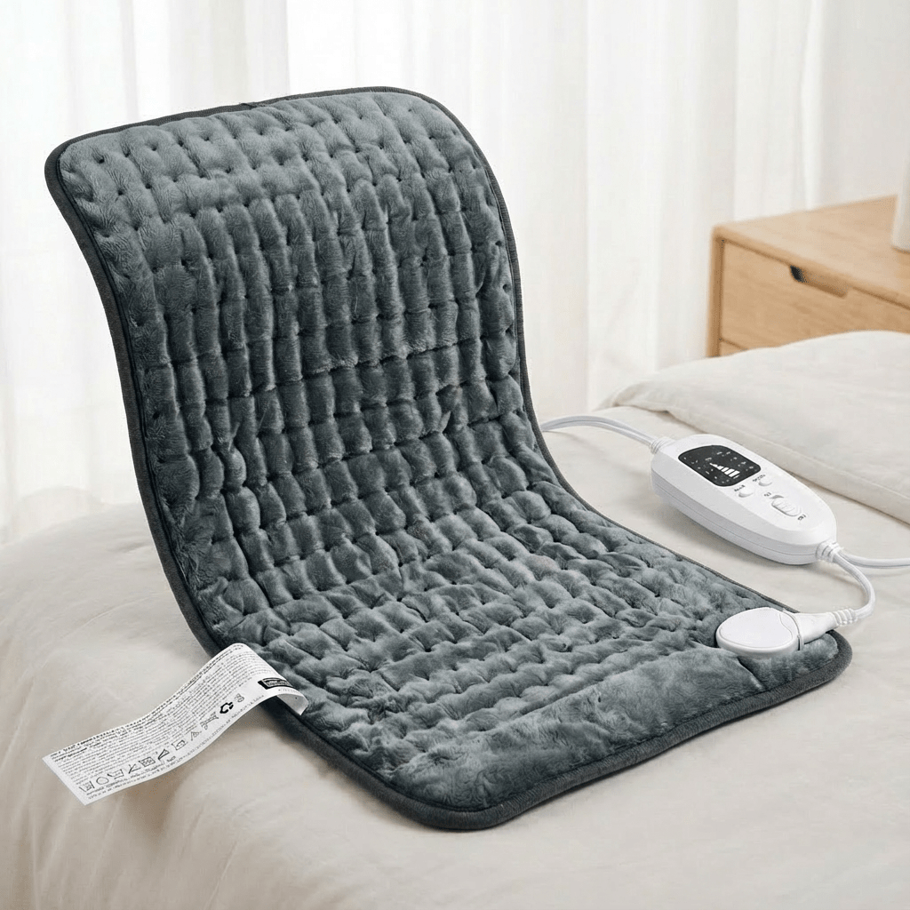 Extra Large Electric Heating Pad – 24×12 in, 6 Heat Levels, Fast Heating, Auto Shut-Off