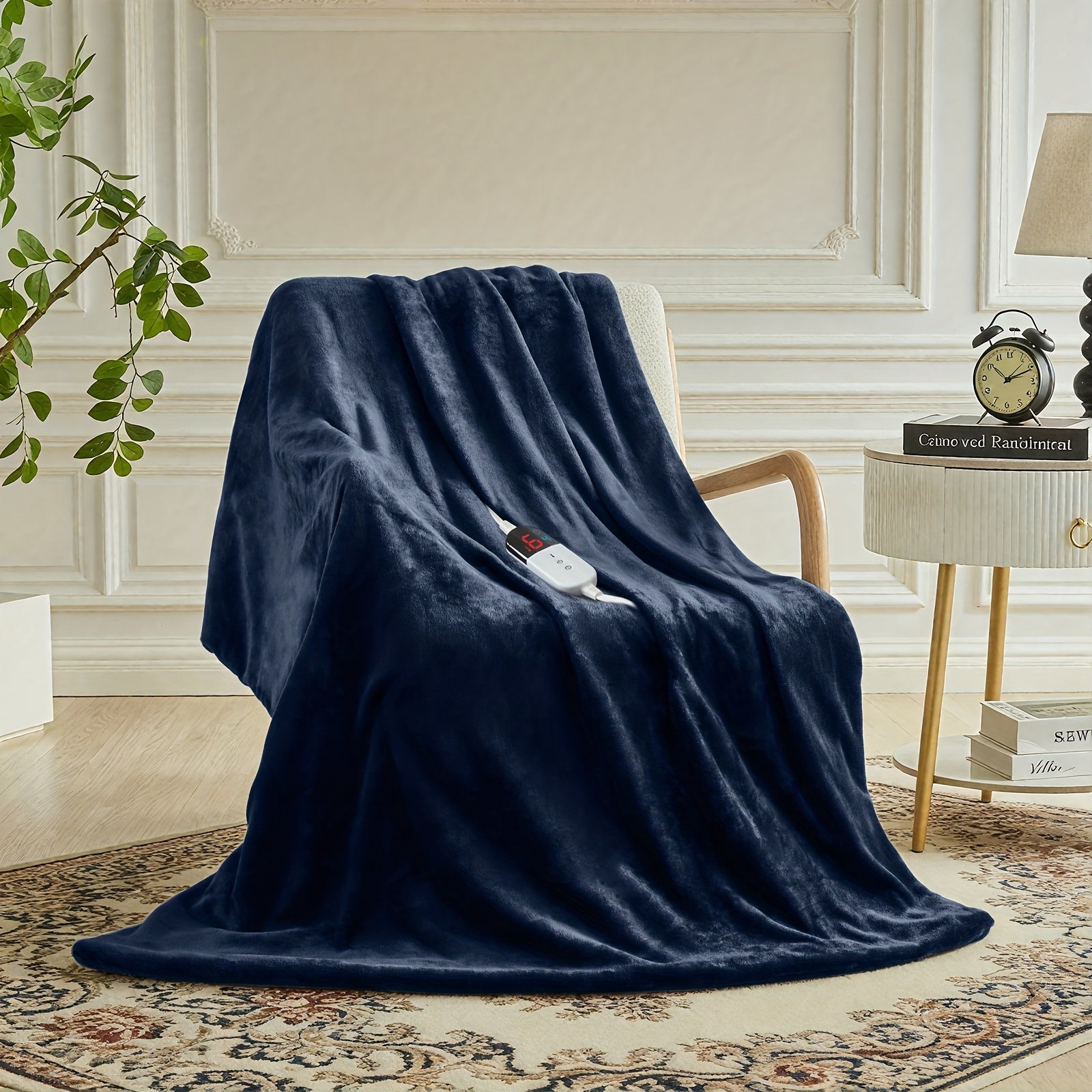 Electric Blanket – Double-Sided Flannel, Adjustable Heat Levels, Machine Washable