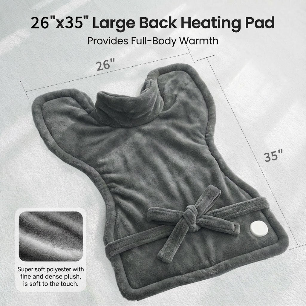 Heated Shawl Heating Pad for Neck & Shoulders – Graphene Fabric, 6 Heat Levels, Auto Shut-Off