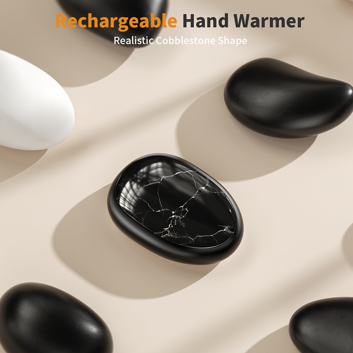 Rechargeable Electric Hand Warmers 2-Pack, Magnetic 2-in-1 Design, 3 Heat Settings, Portable Pocket Hand Heater