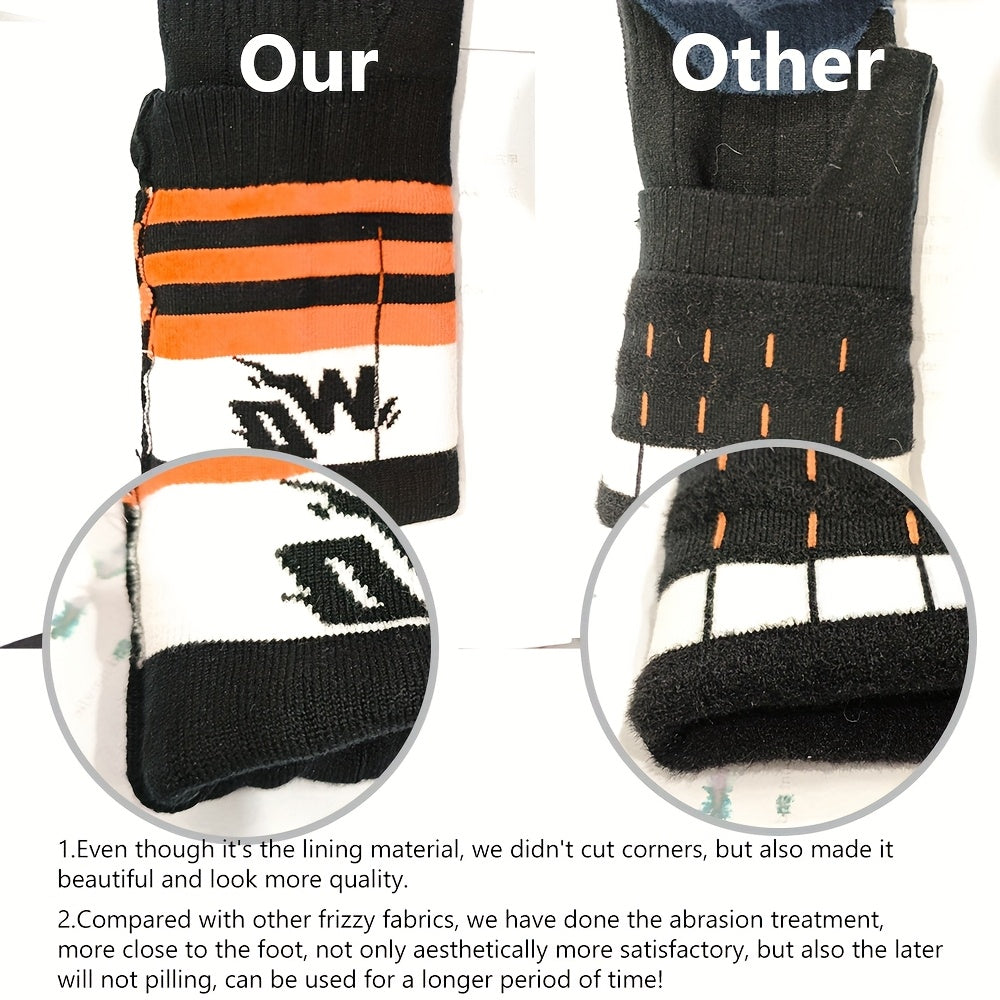 Rechargeable Heated Socks, 5000mAh Battery, Washable Electric Winter Socks for Camping, Hiking & Skiing