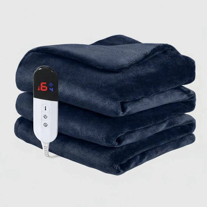 Electric Blanket – Double-Sided Flannel, Adjustable Heat Levels, Machine Washable - Thermeva