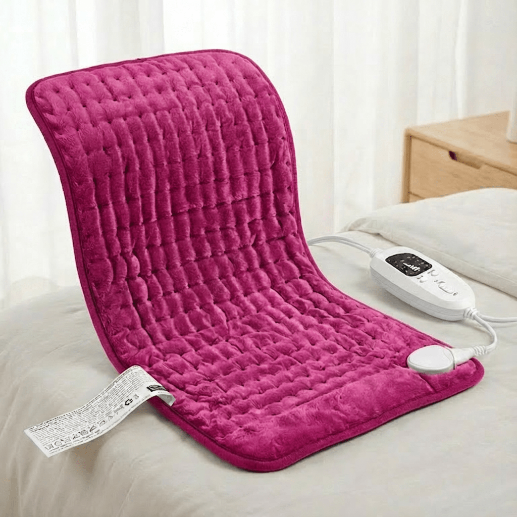 Extra Large Electric Heating Pad – 24×12 in, 6 Heat Levels, Fast Heating, Auto Shut-Off