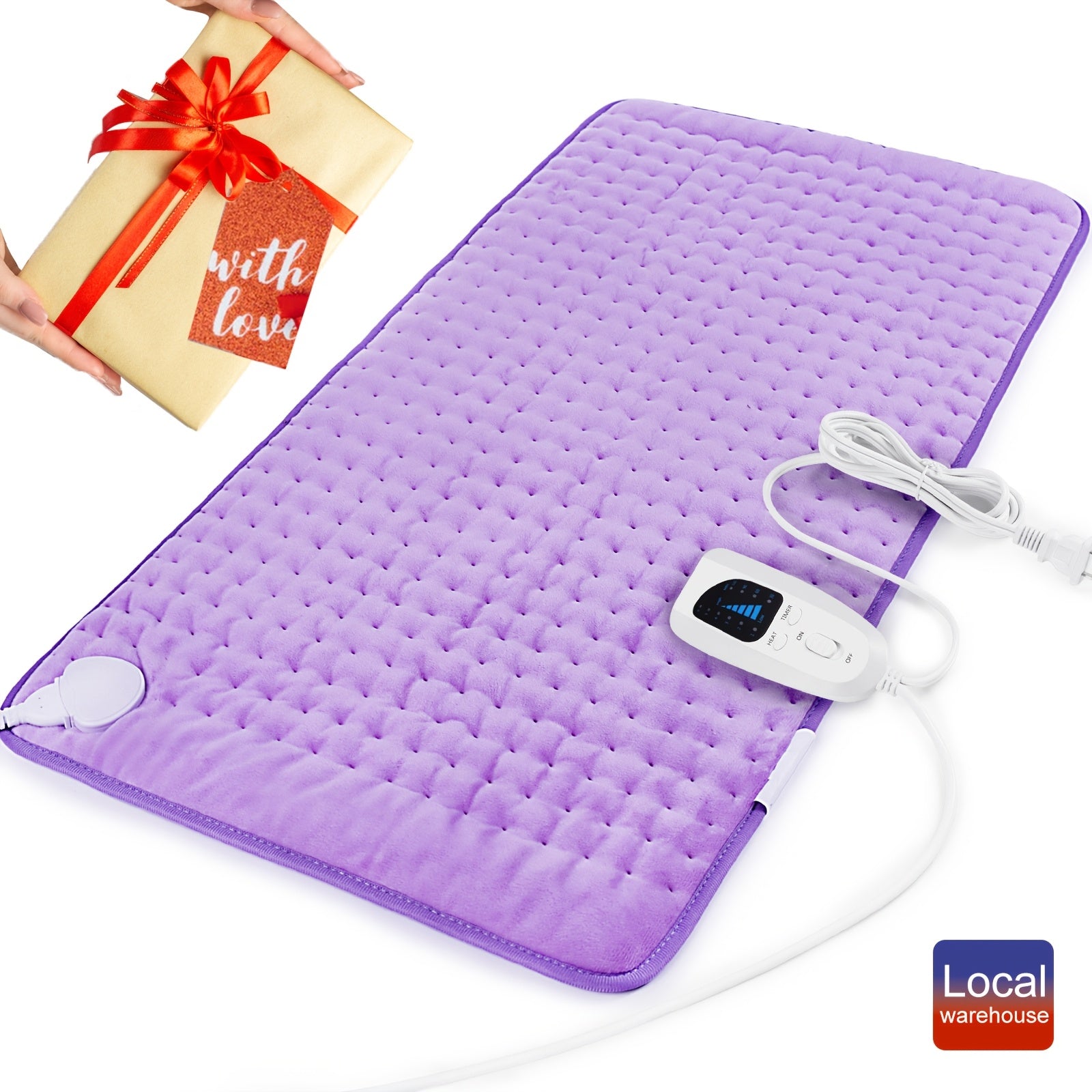 Heating Pad for Back & Body – Adjustable Timer & Temperature Control