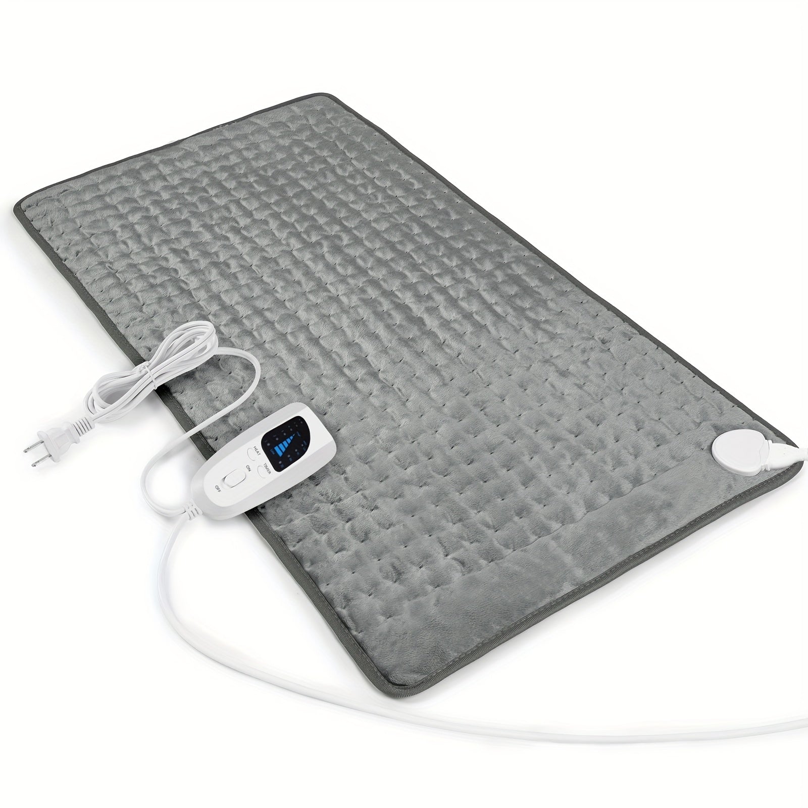 Electric Heating Pad for Back & Body – 6 Heat Levels, Machine Washable