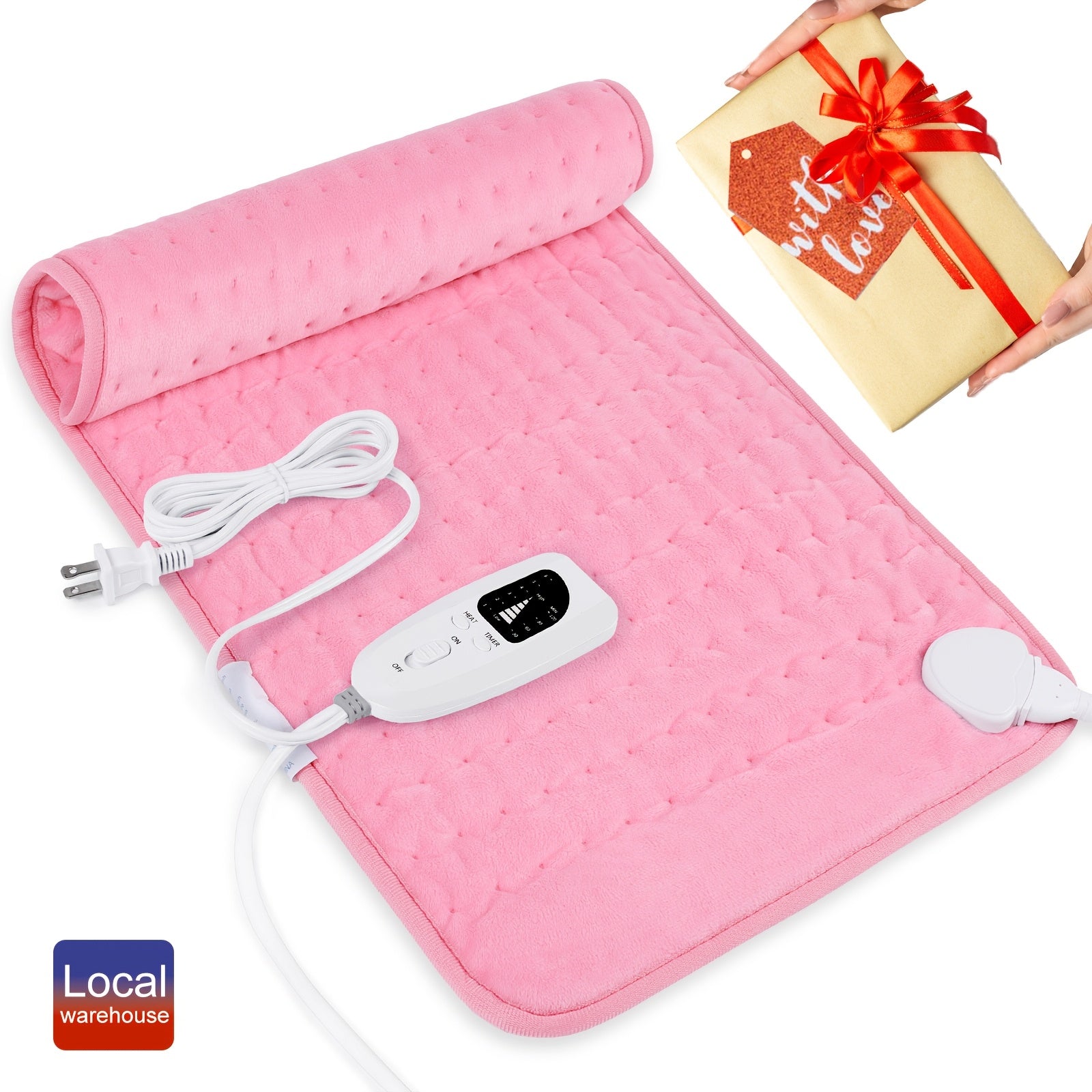 Heating Pad for Back & Body – Adjustable Timer & Temperature Control