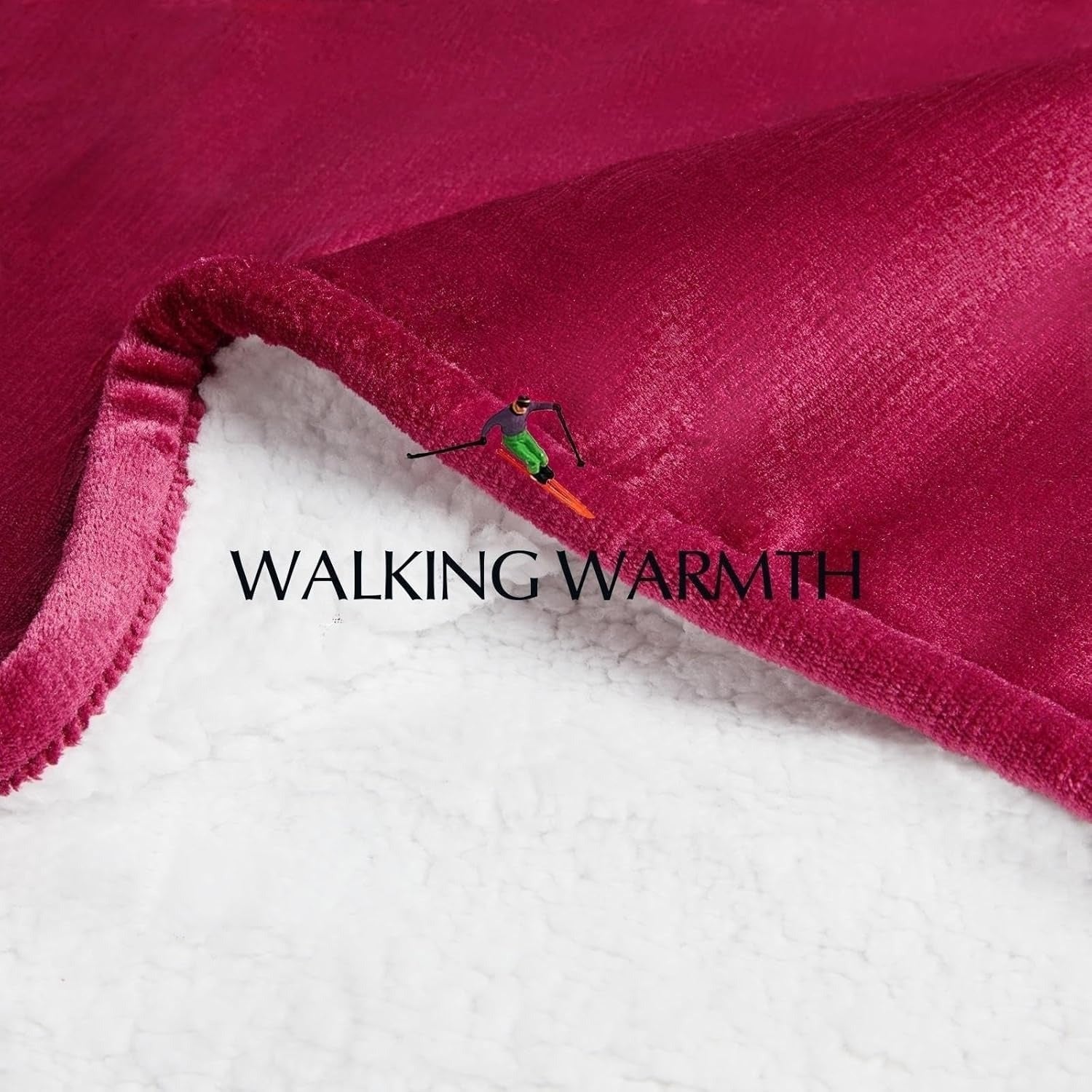 Electric Heated Throw Blanket – Temperature Control, Auto Shut-Off, Machine Washable