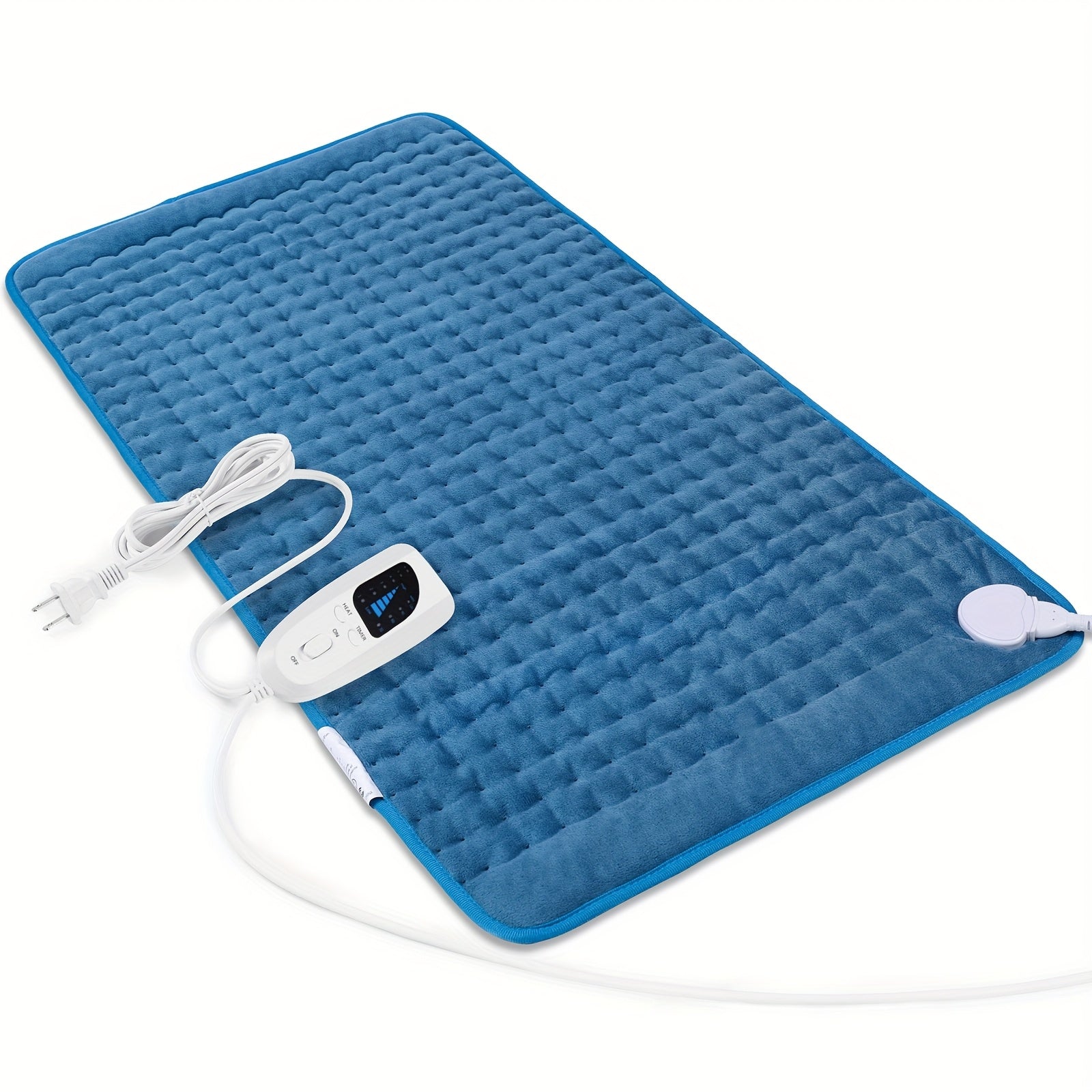 Electric Heating Pad for Back & Body – 6 Heat Levels, Machine Washable