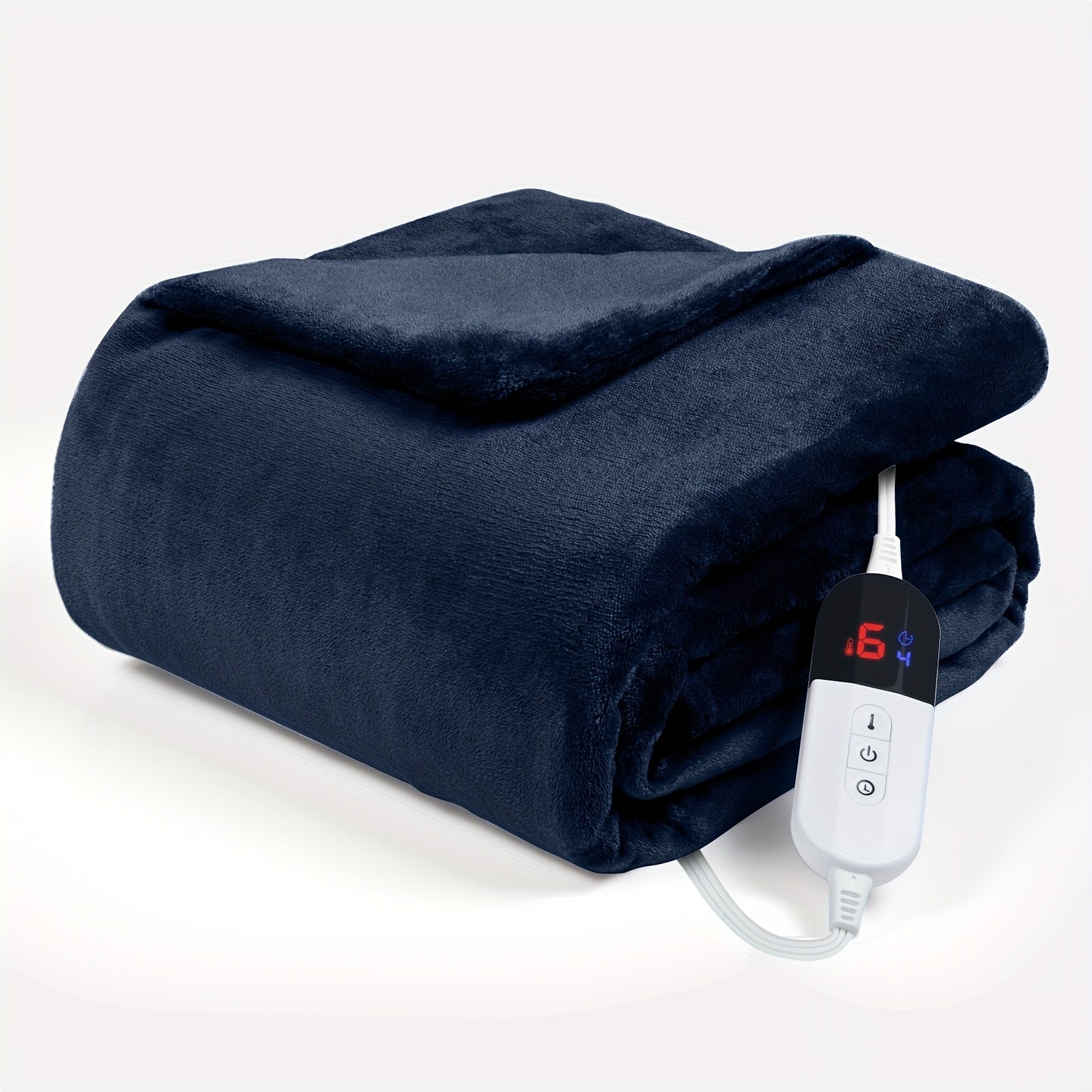 Electric Blanket – Double-Sided Flannel, Adjustable Heat Levels, Machine Washable